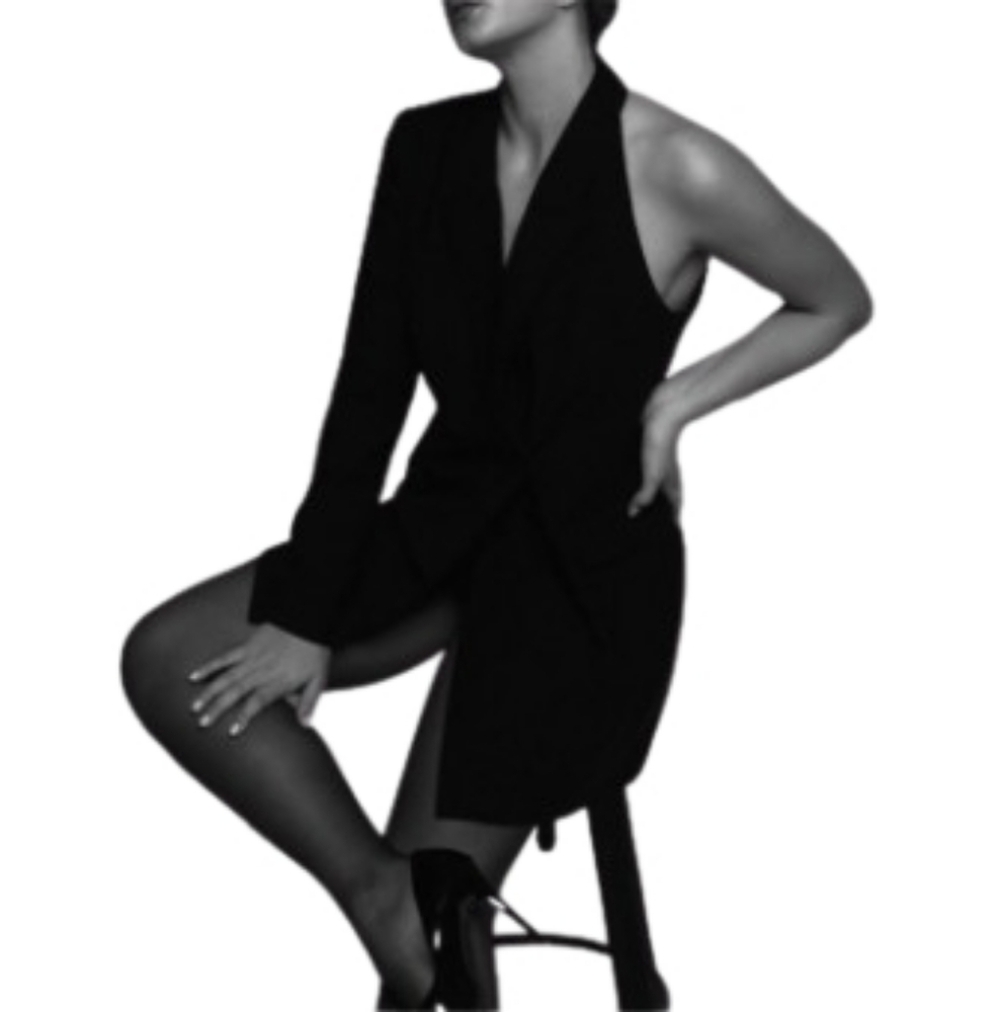 NWOT Zara Black Asymmetrical One Shoulder Blazer Mini Dress Small